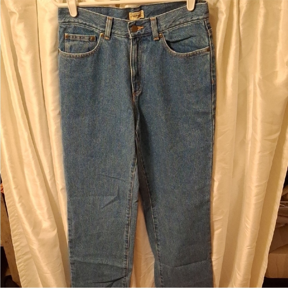 L.L. Bean Classic Vintage Blue Straight Leg Jeans sz 6